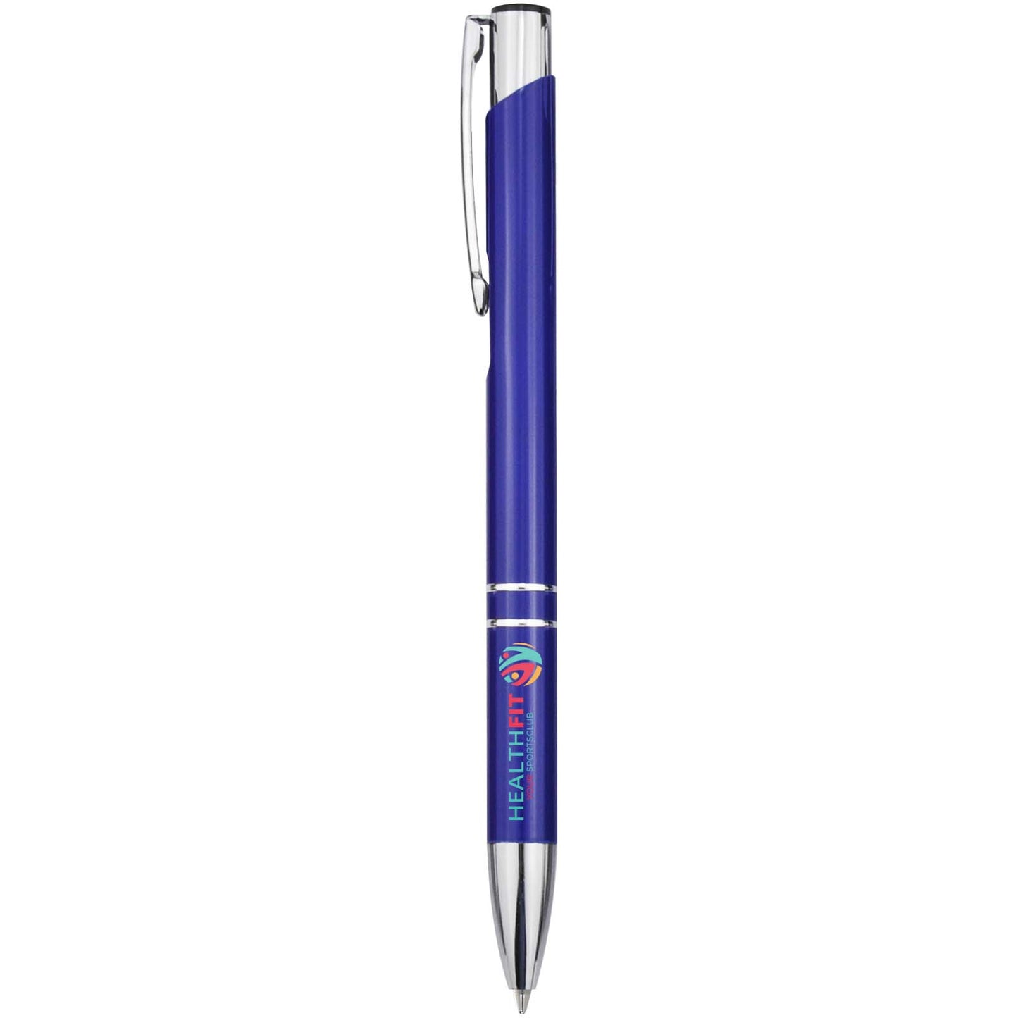 Penna a sfera in alluminio riciclato Moneta (inchiostro blu)