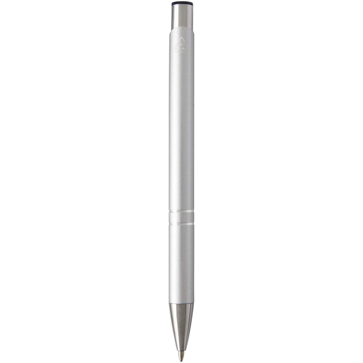Penna a sfera in alluminio riciclato Moneta (inchiostro blu)