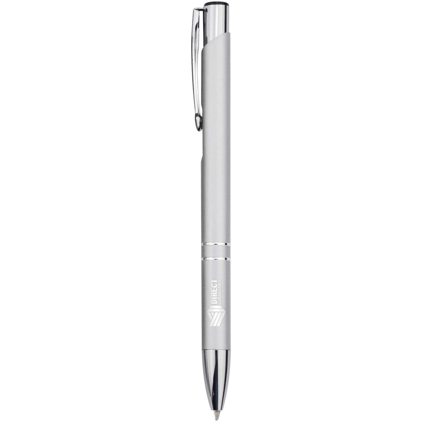 Penna a sfera in alluminio riciclato Moneta (inchiostro blu)