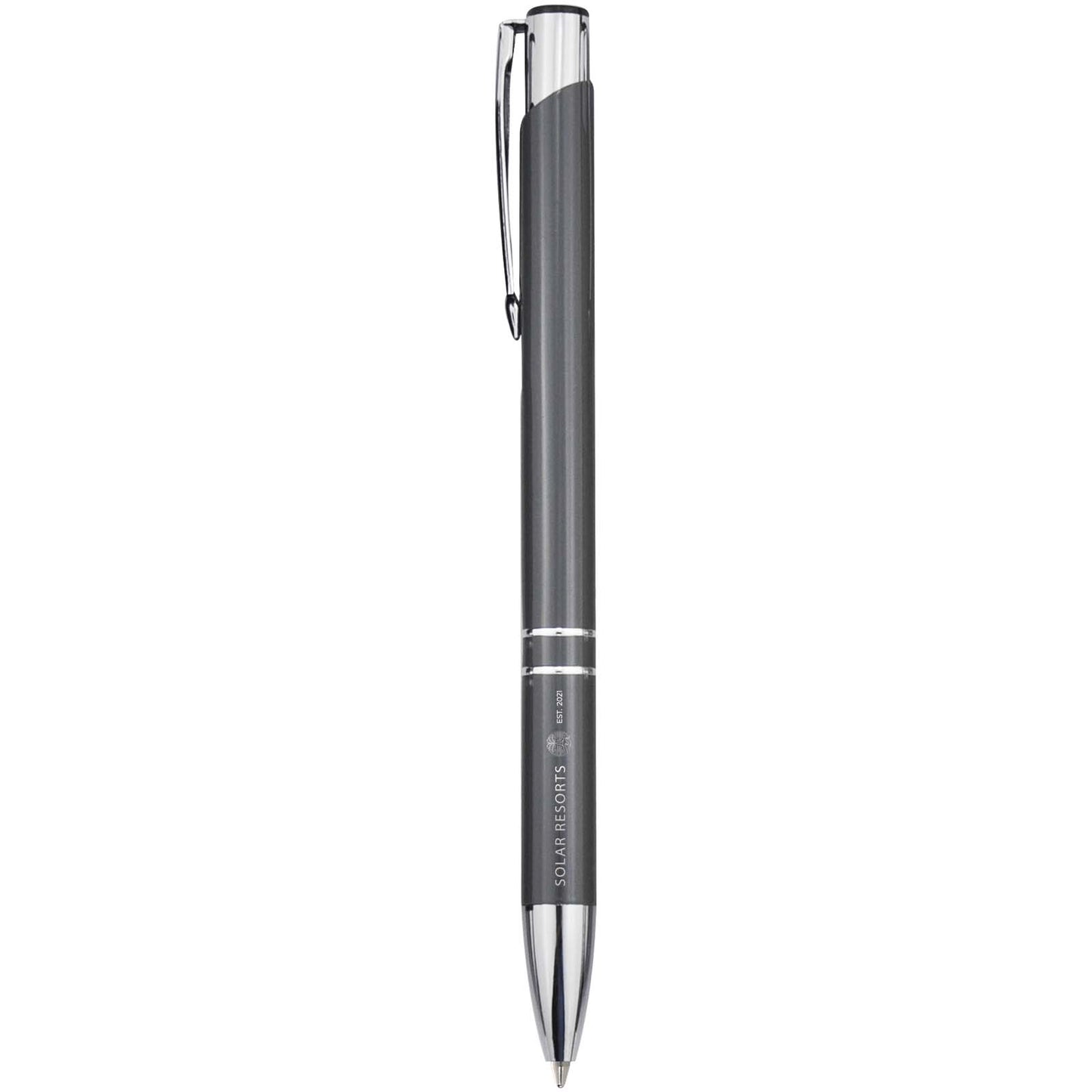 Penna a sfera in alluminio riciclato Moneta (inchiostro blu)