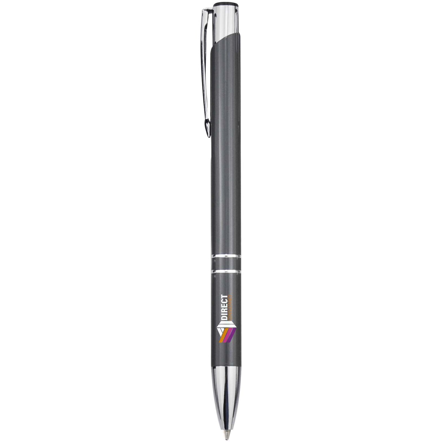 Penna a sfera in alluminio riciclato Moneta (inchiostro blu)