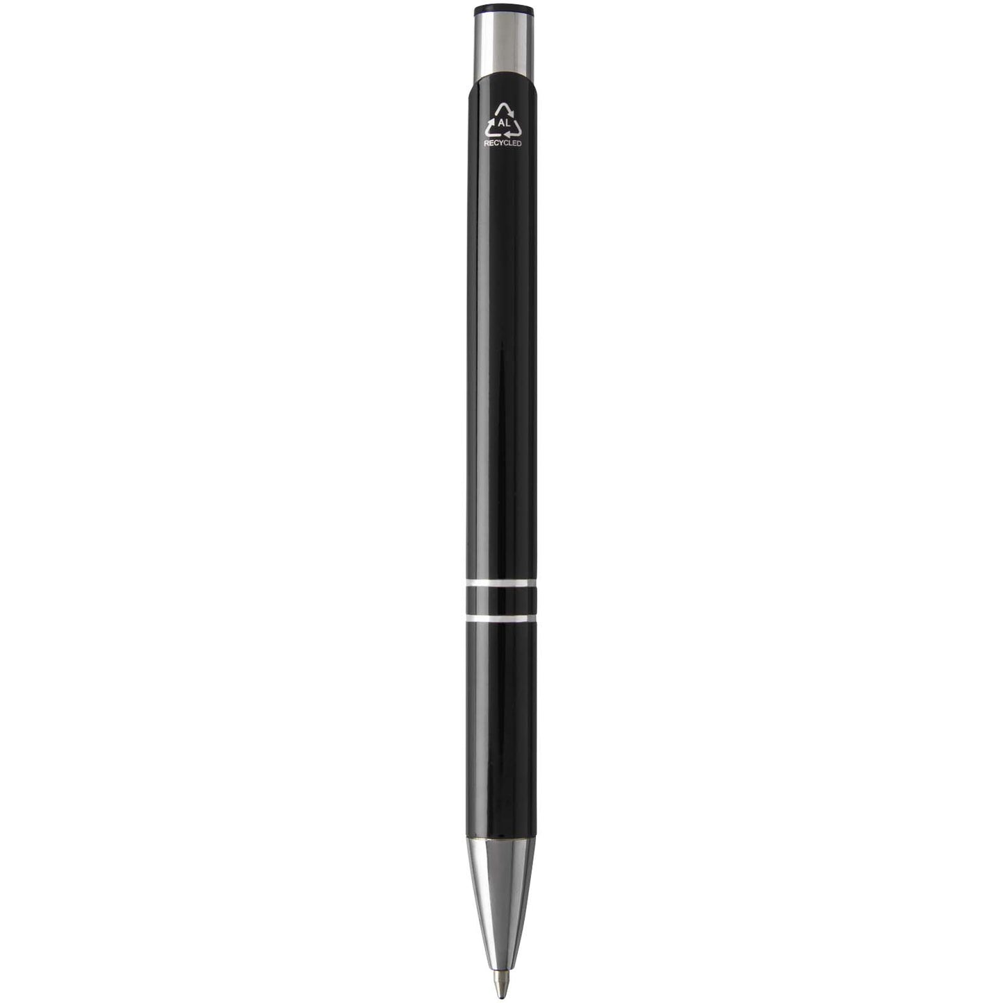 Penna a sfera in alluminio riciclato Moneta (inchiostro blu)