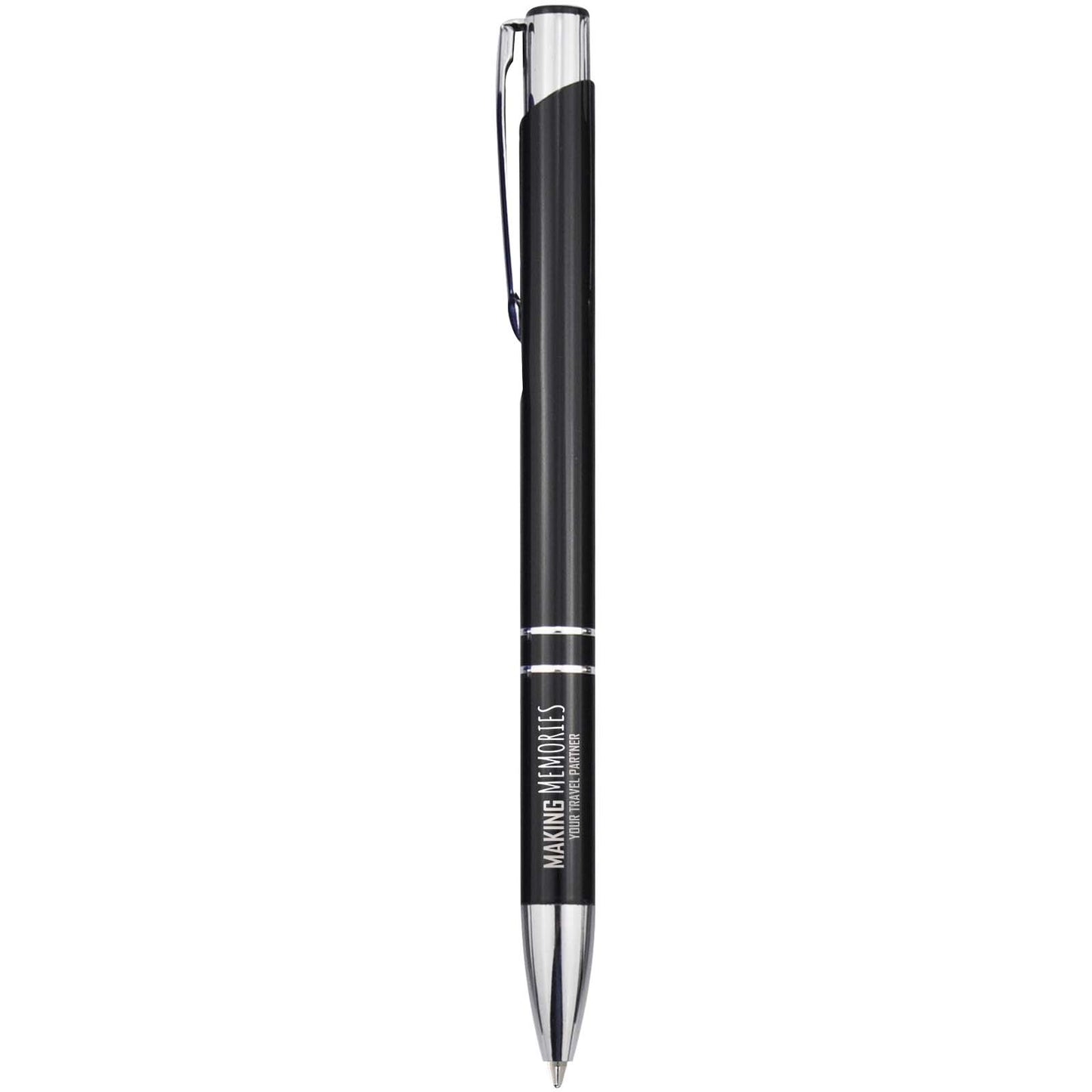 Penna a sfera in alluminio riciclato Moneta (inchiostro blu)