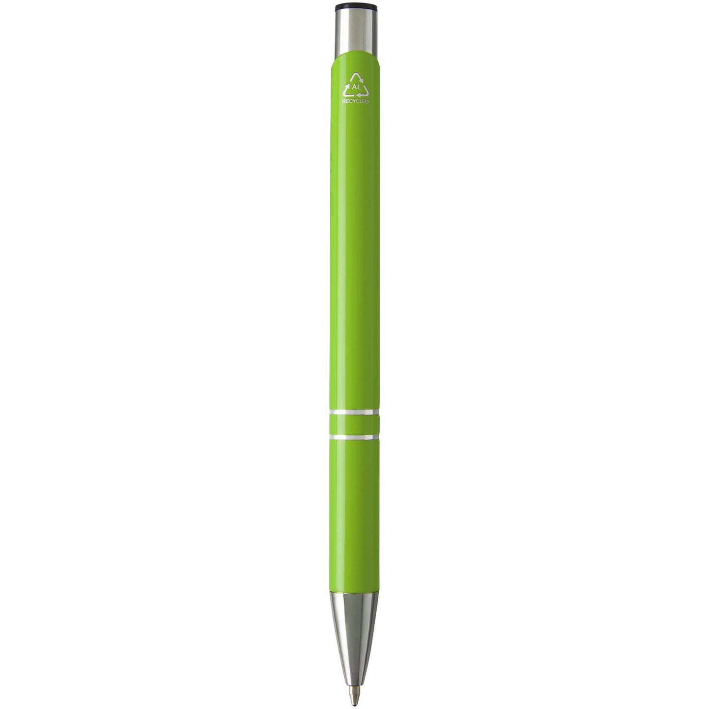 Penna a sfera in alluminio riciclato Moneta (inchiostro blu)