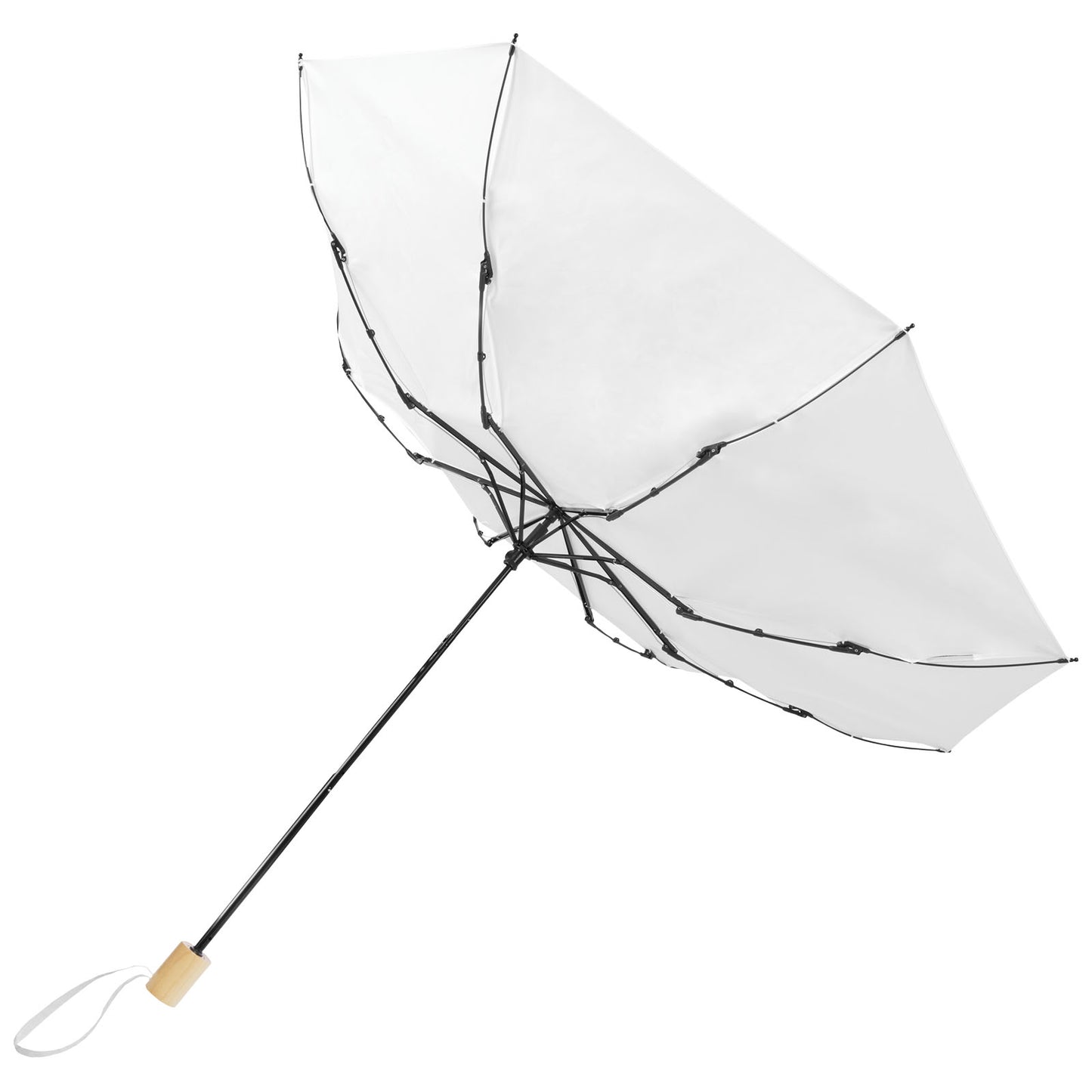 Ombrello pieghevole in PET riciclato antivento da 21" Birgit