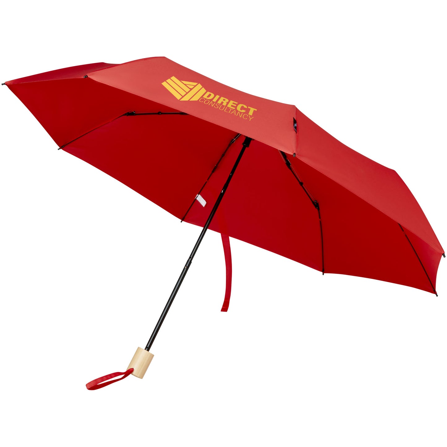 Ombrello pieghevole in PET riciclato antivento da 21" Birgit