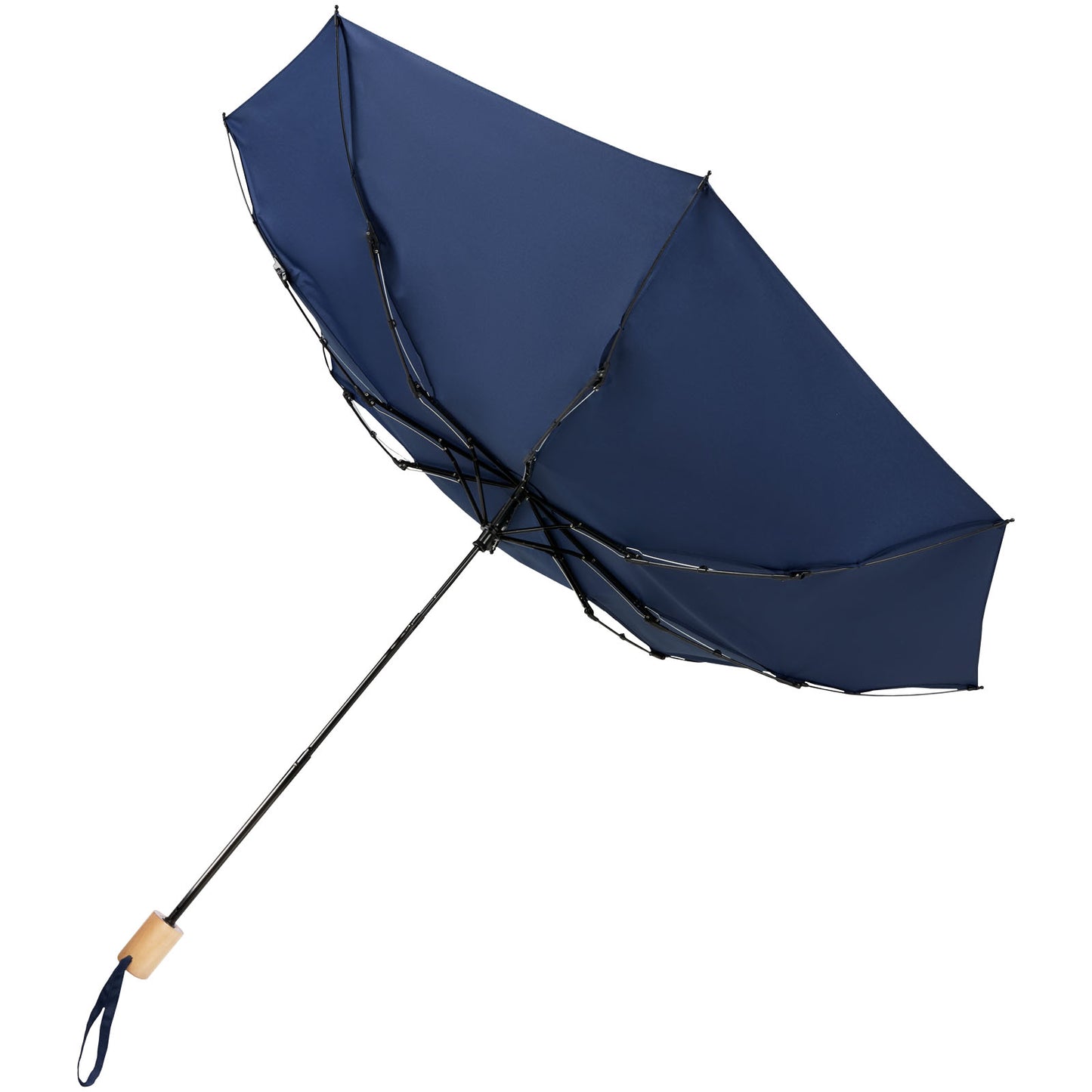 Ombrello pieghevole in PET riciclato antivento da 21" Birgit