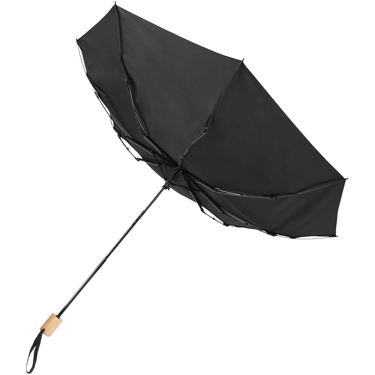 Ombrello pieghevole in PET riciclato antivento da 21" Birgit