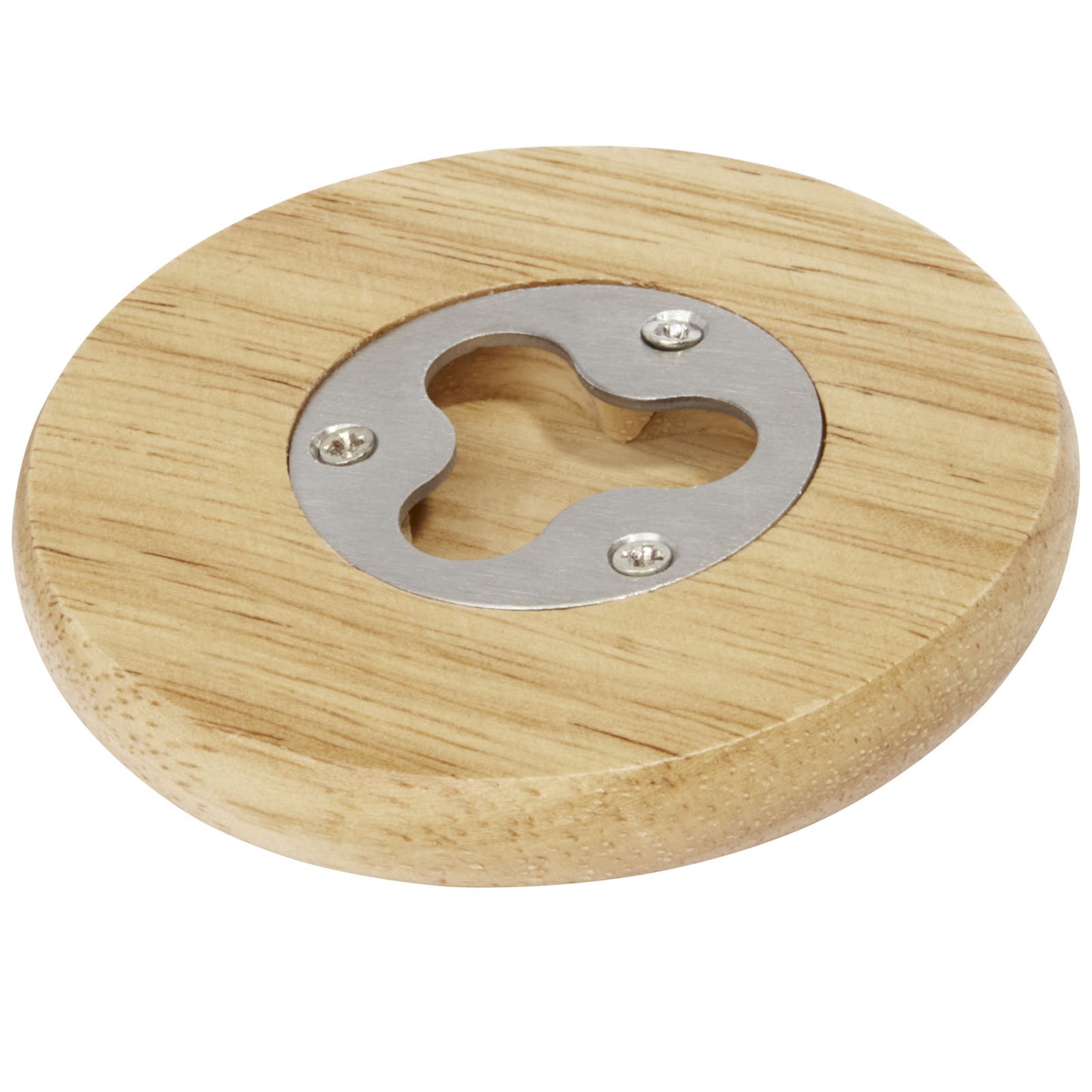 Sottobicchiere in legno con apribottiglie Scoll