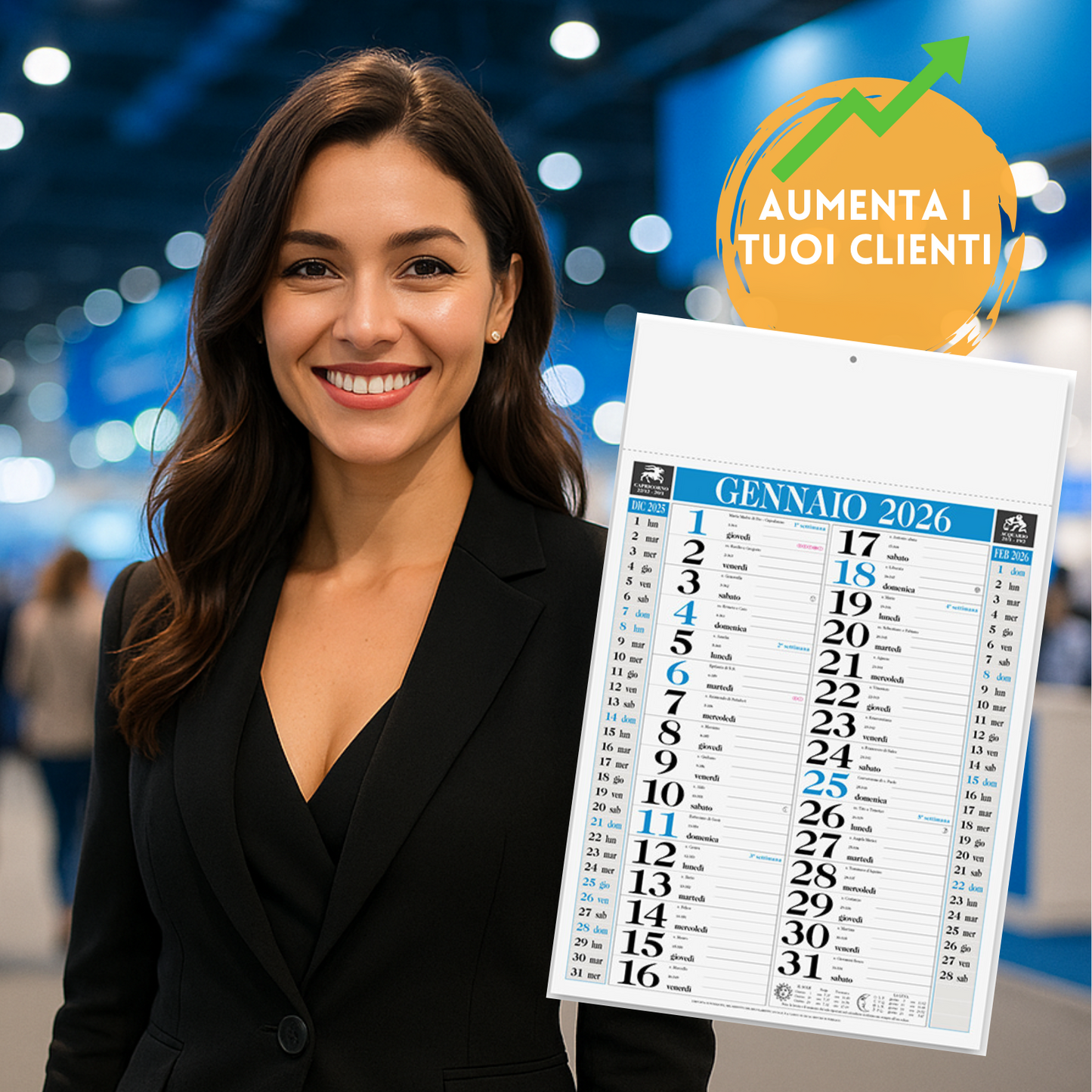 Calendario olandese 2026 personalizzato | Cod. PA640