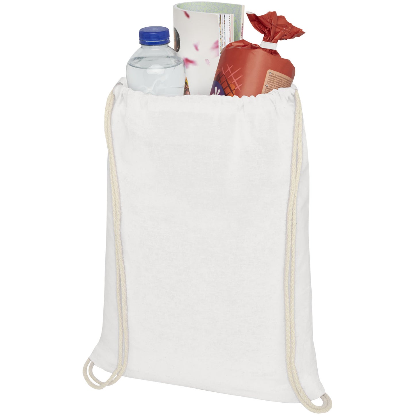 Sacca in cotone 100 g/m² con coulisse Oregon - 5L