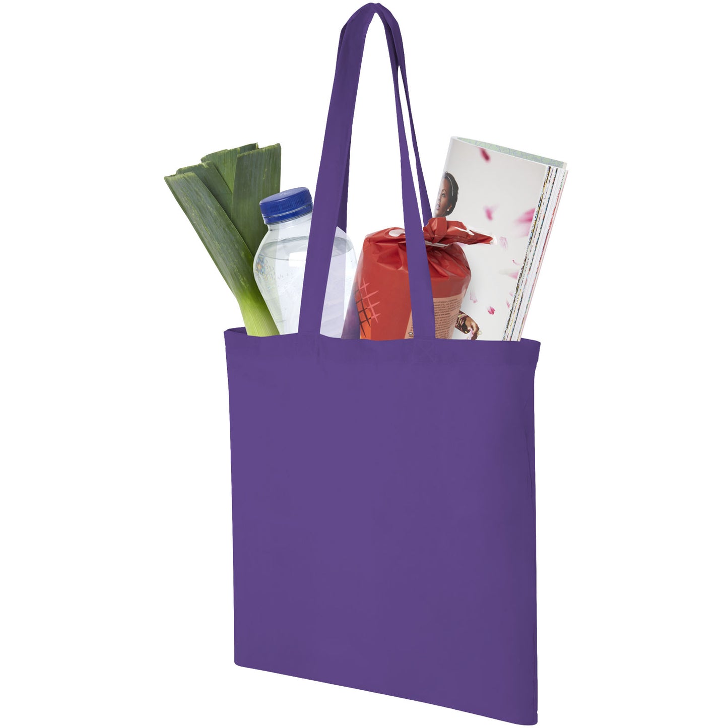 Shopper in cotone 140 g/m² Madras - 7L