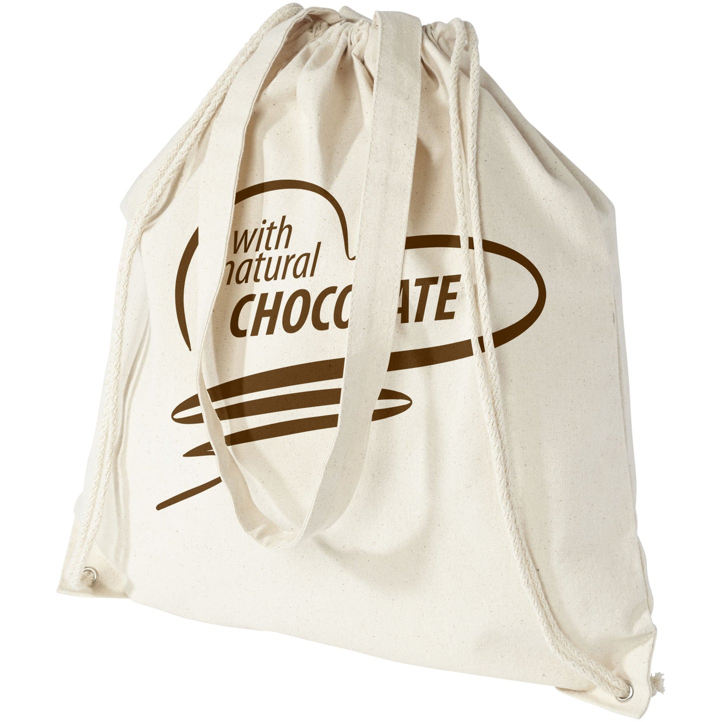 Zaino con cordoncino Eliza in cotone da 240 g/m² - 6L