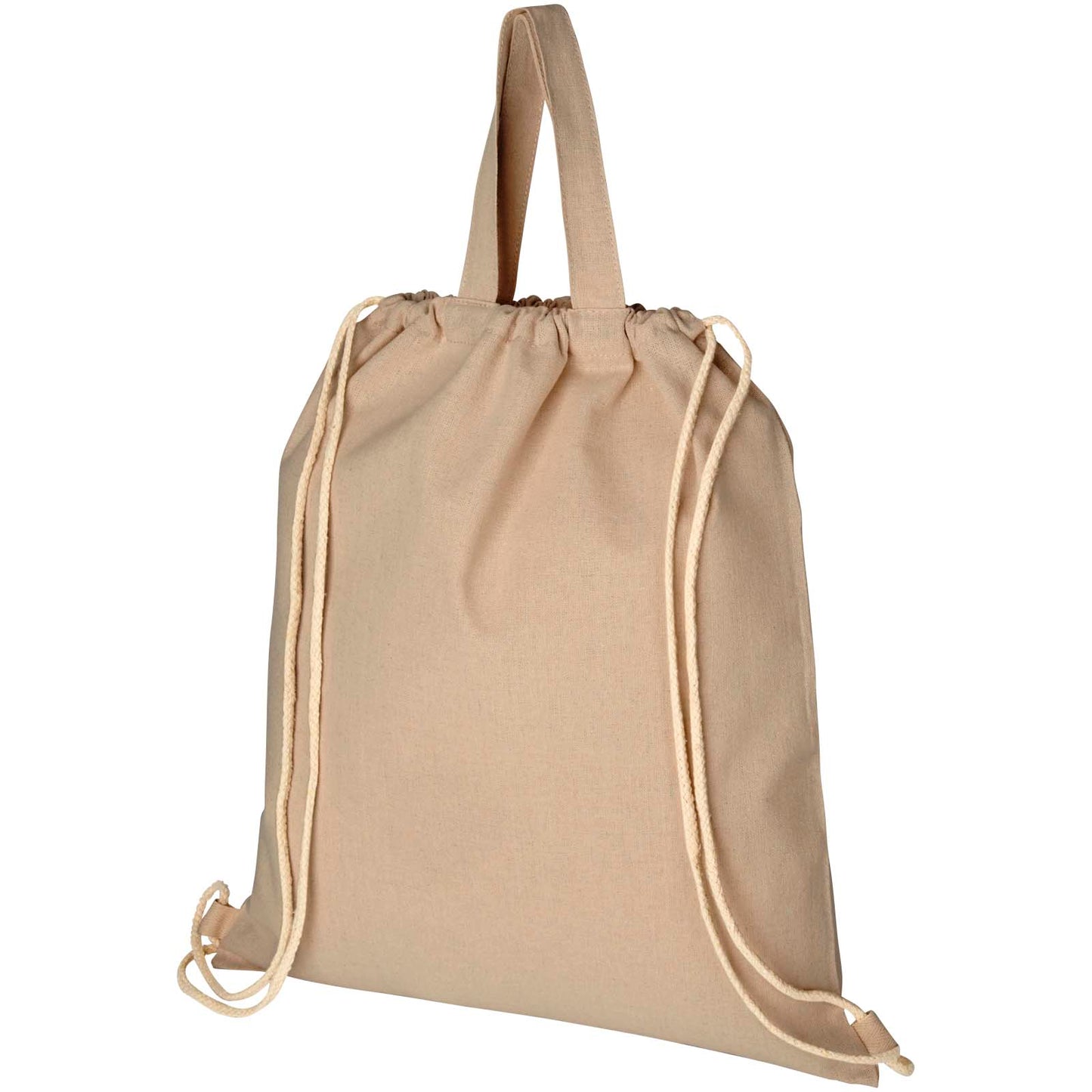 Zaino con cordoncino Pheebs in tessuto riciclato, 210 g/m² - 6L