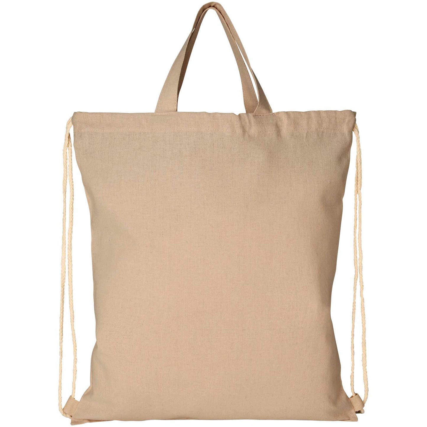Zaino con cordoncino Pheebs in tessuto riciclato, 210 g/m² - 6L
