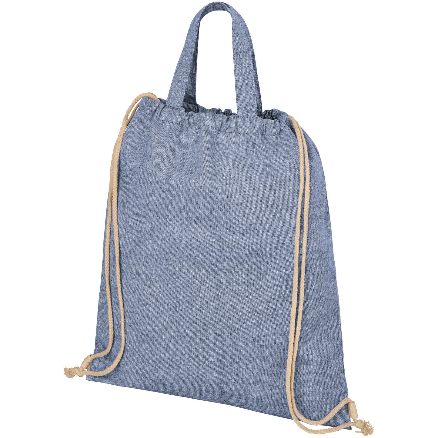 Zaino con cordoncino Pheebs in tessuto riciclato, 210 g/m² - 6L