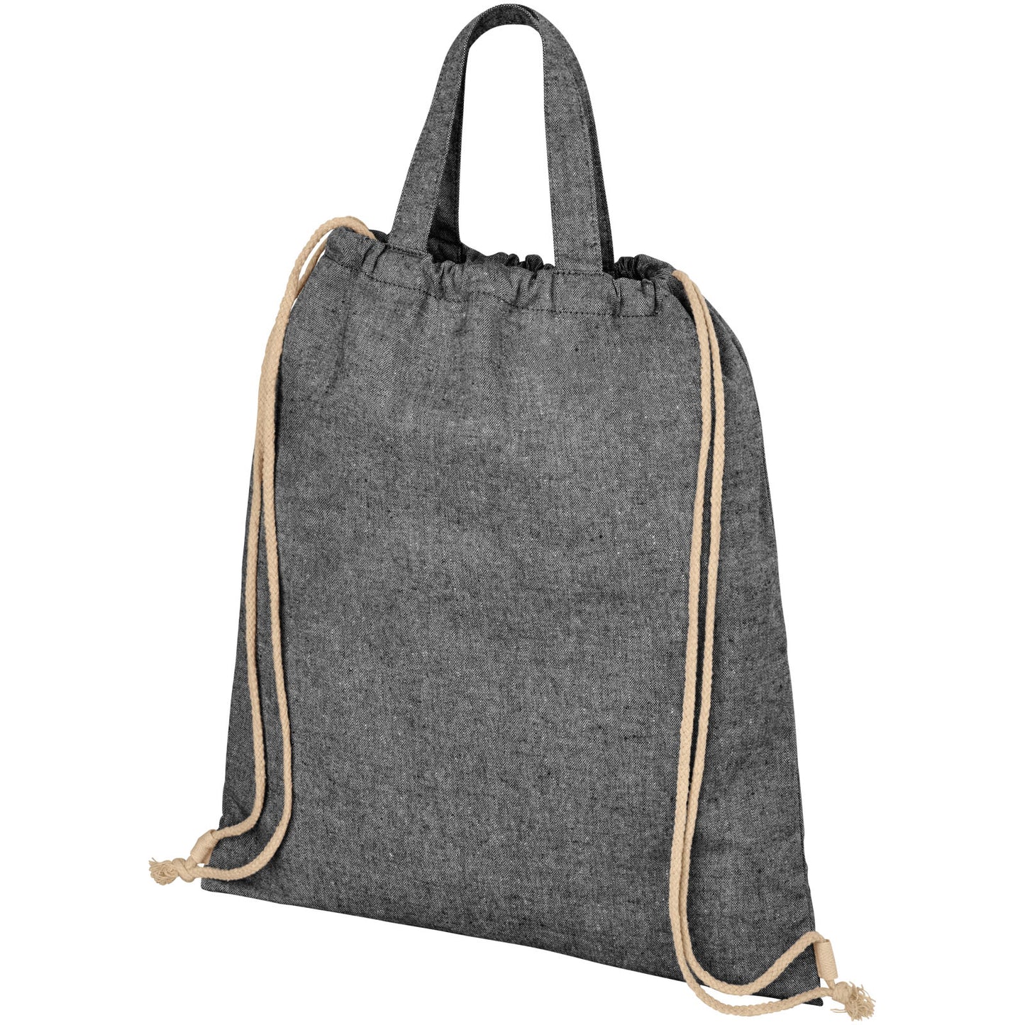 Zaino con cordoncino Pheebs in tessuto riciclato, 210 g/m² - 6L