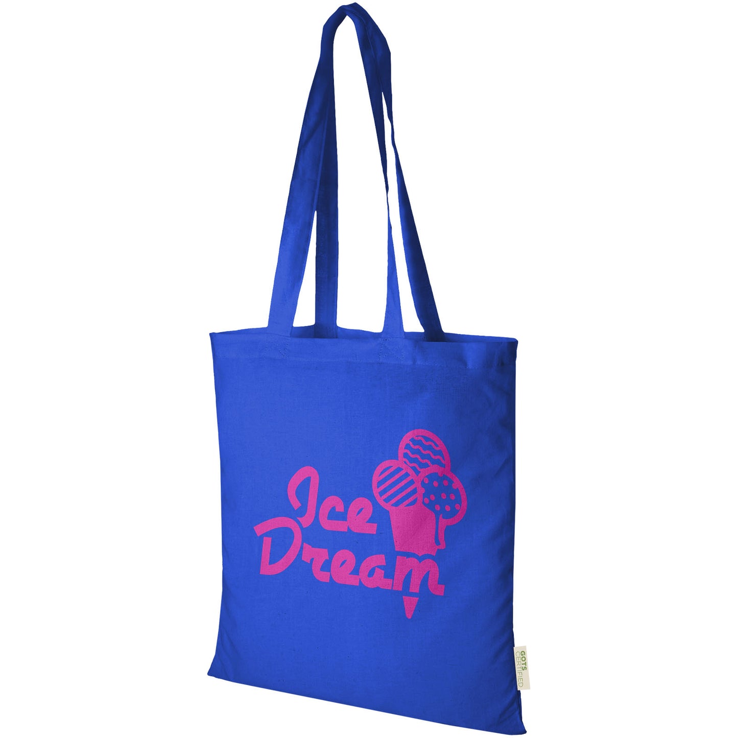 Tote bag in cotone biologico 100 g/m² Orissa - 7L