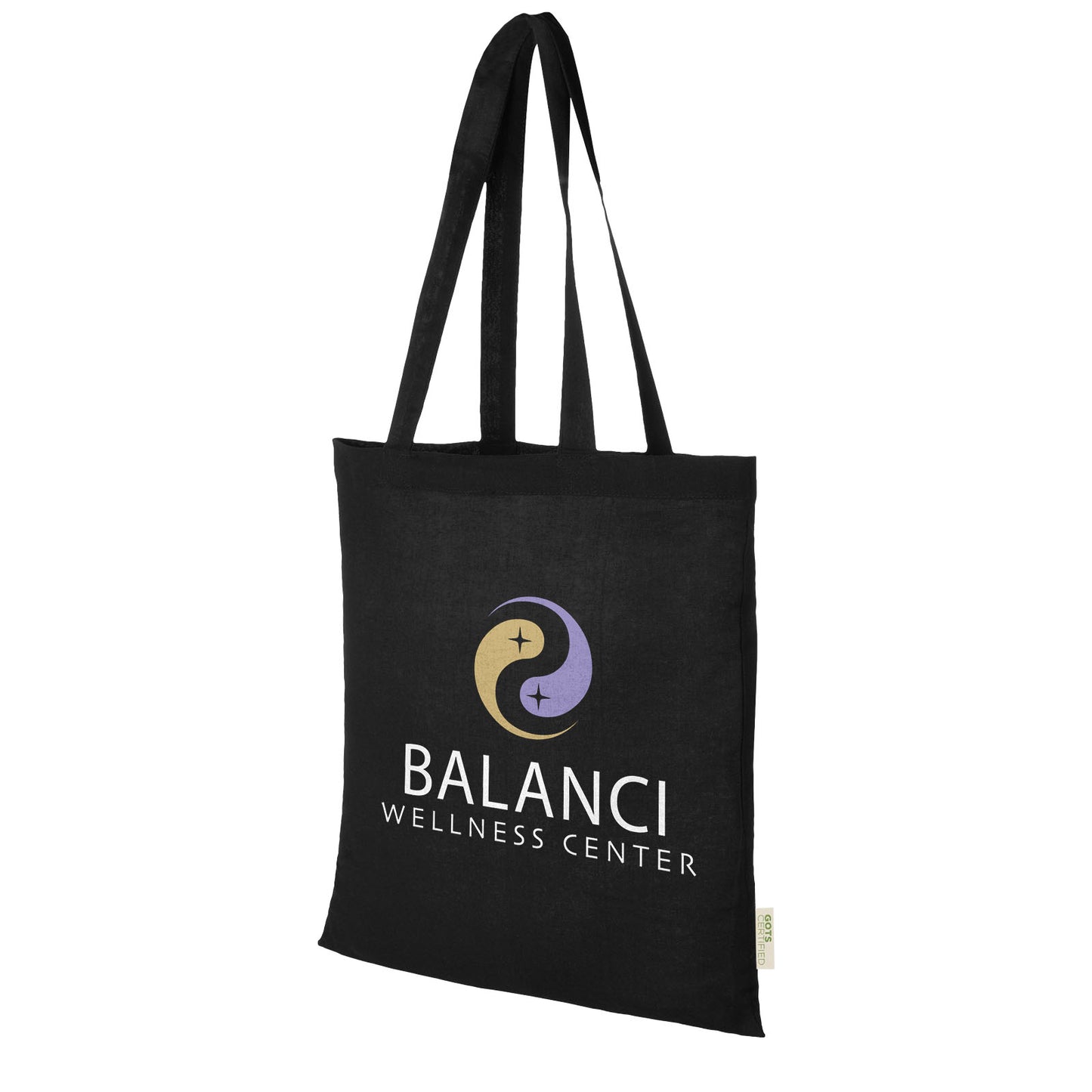 Tote bag in cotone biologico 100 g/m² Orissa - 7L