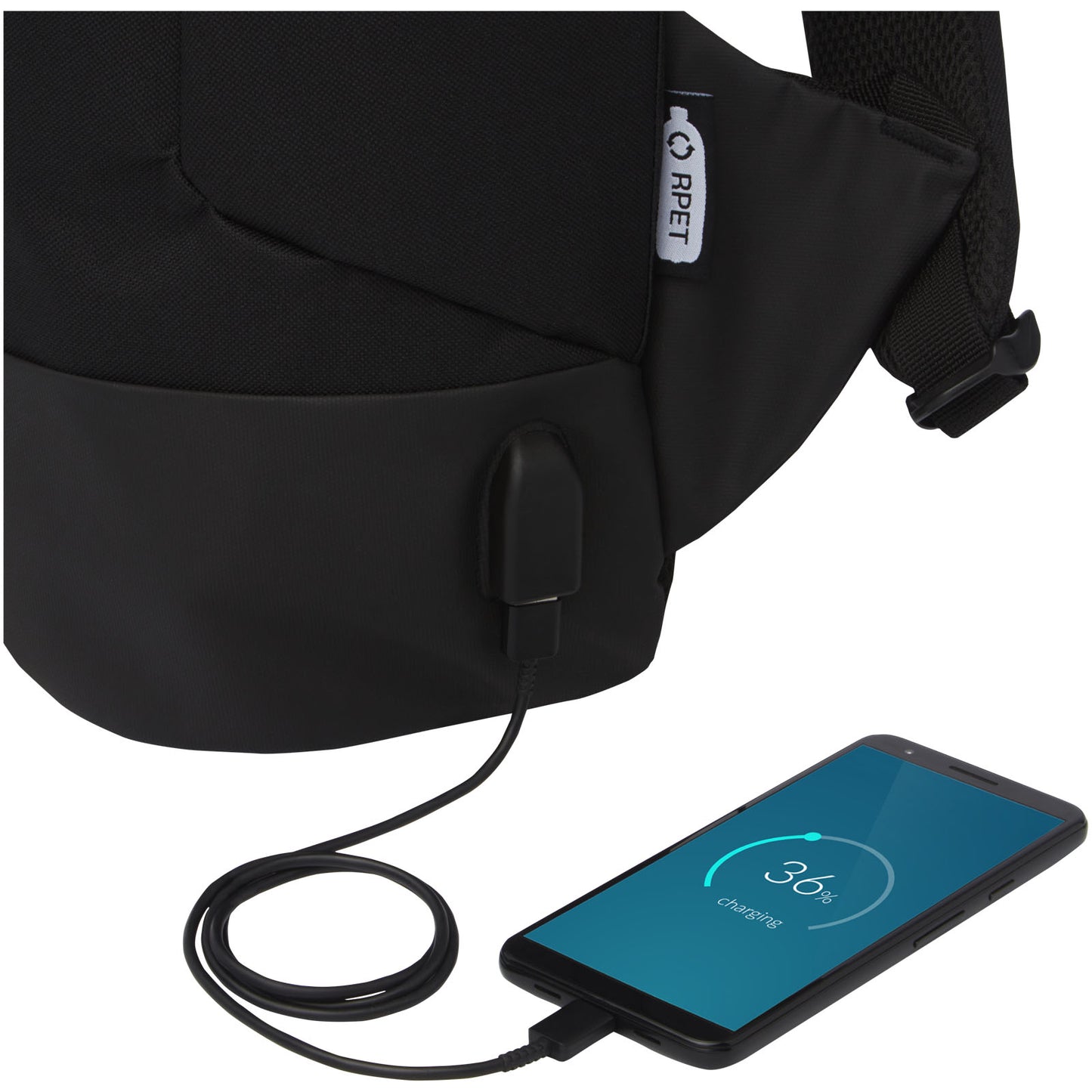 Zaino antifurto in RPET certificato GRS Cover - 18L