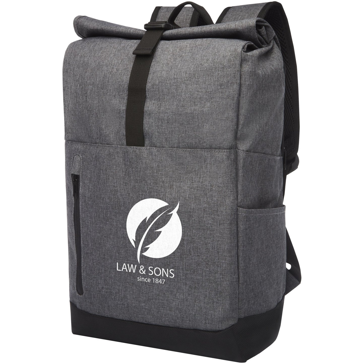 Zaino roll-up certificato GRS per portatile da 15,6" Hoss - 12L