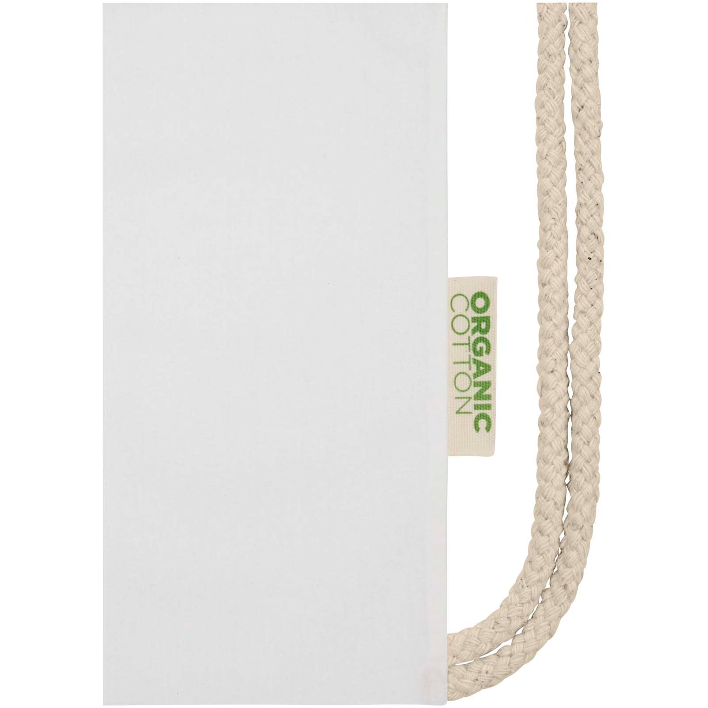 Zaino con cordoncino Orissa da 140 g/m² in cotone organico - 5L