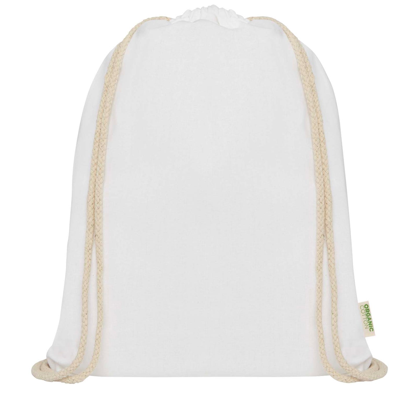 Zaino con cordoncino Orissa da 140 g/m² in cotone organico - 5L
