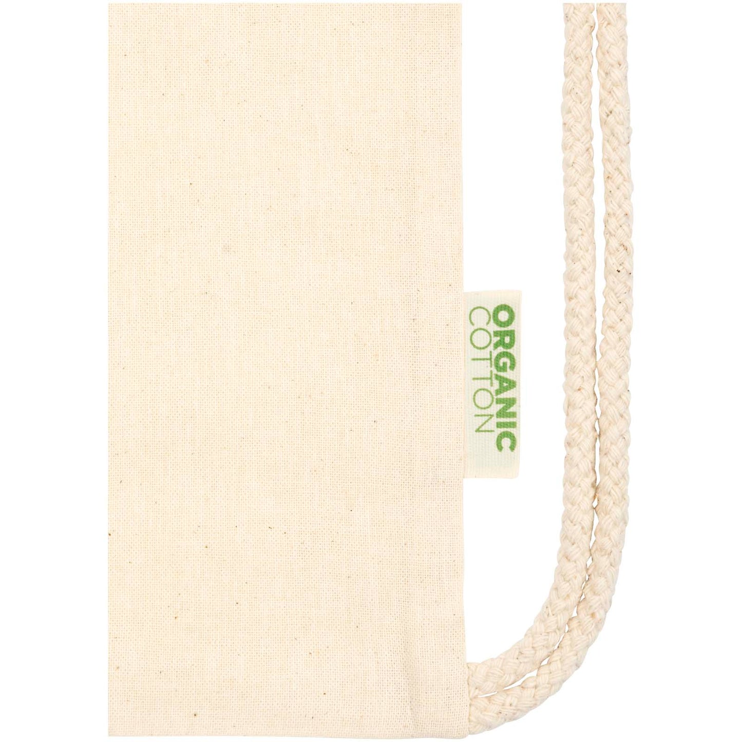 Zaino con cordoncino Orissa da 140 g/m² in cotone organico - 5L