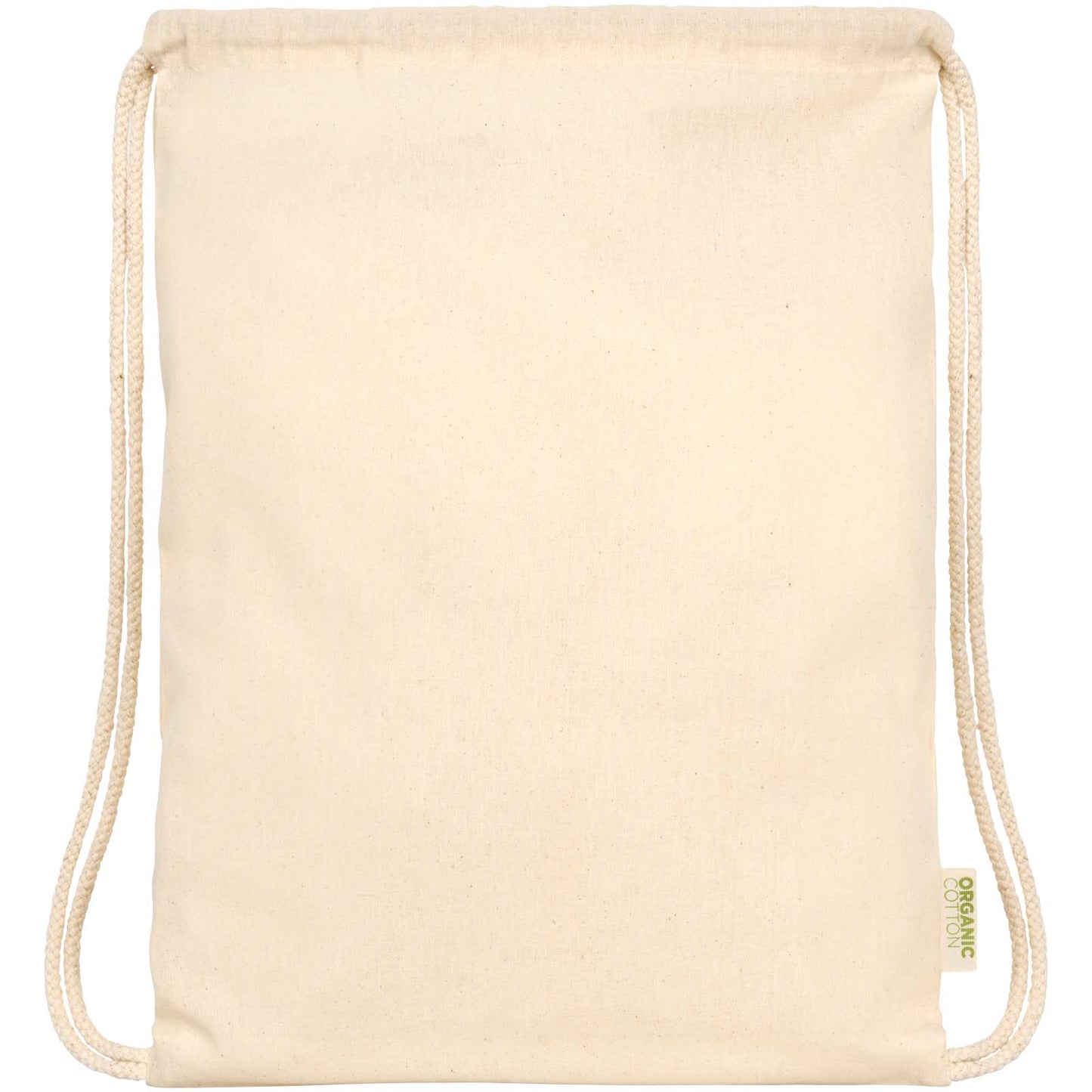 Zaino con cordoncino Orissa da 140 g/m² in cotone organico - 5L