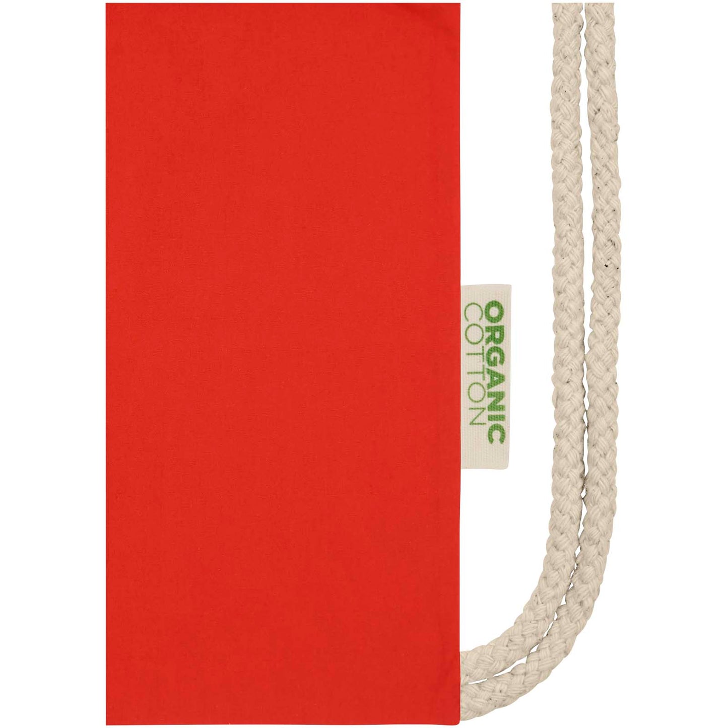 Zaino con cordoncino Orissa da 140 g/m² in cotone organico - 5L