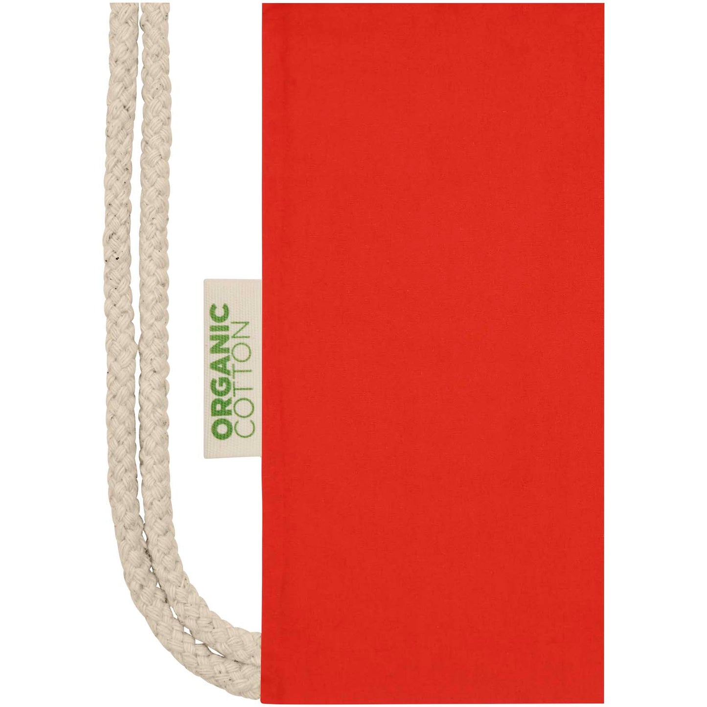 Zaino con cordoncino Orissa da 140 g/m² in cotone organico - 5L