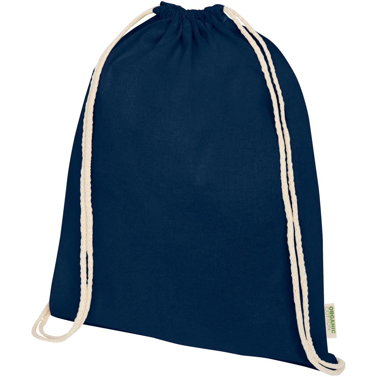 Zaino con cordoncino Orissa da 140 g/m² in cotone organico - 5L