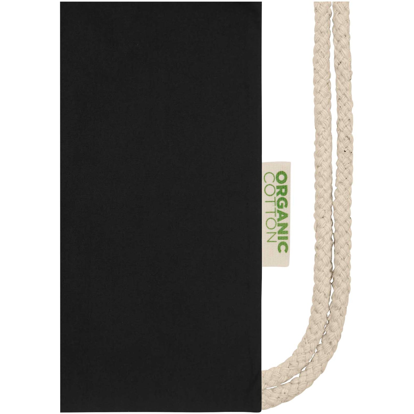 Zaino con cordoncino Orissa da 140 g/m² in cotone organico - 5L