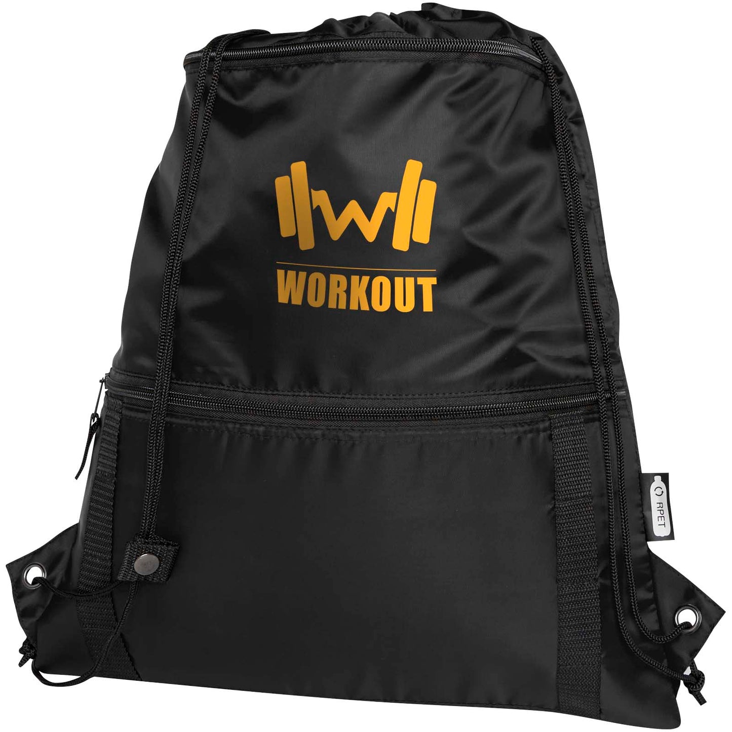 Borsa termica con coulisse in materiale riciclato Adventure - 9L