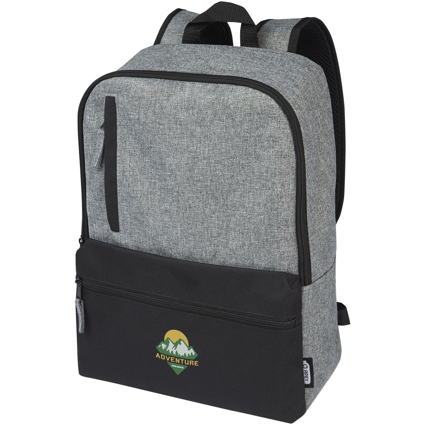 Zaino bicolore per portatile da 15" in materiale riciclato certificato GRS Reclaim 14L