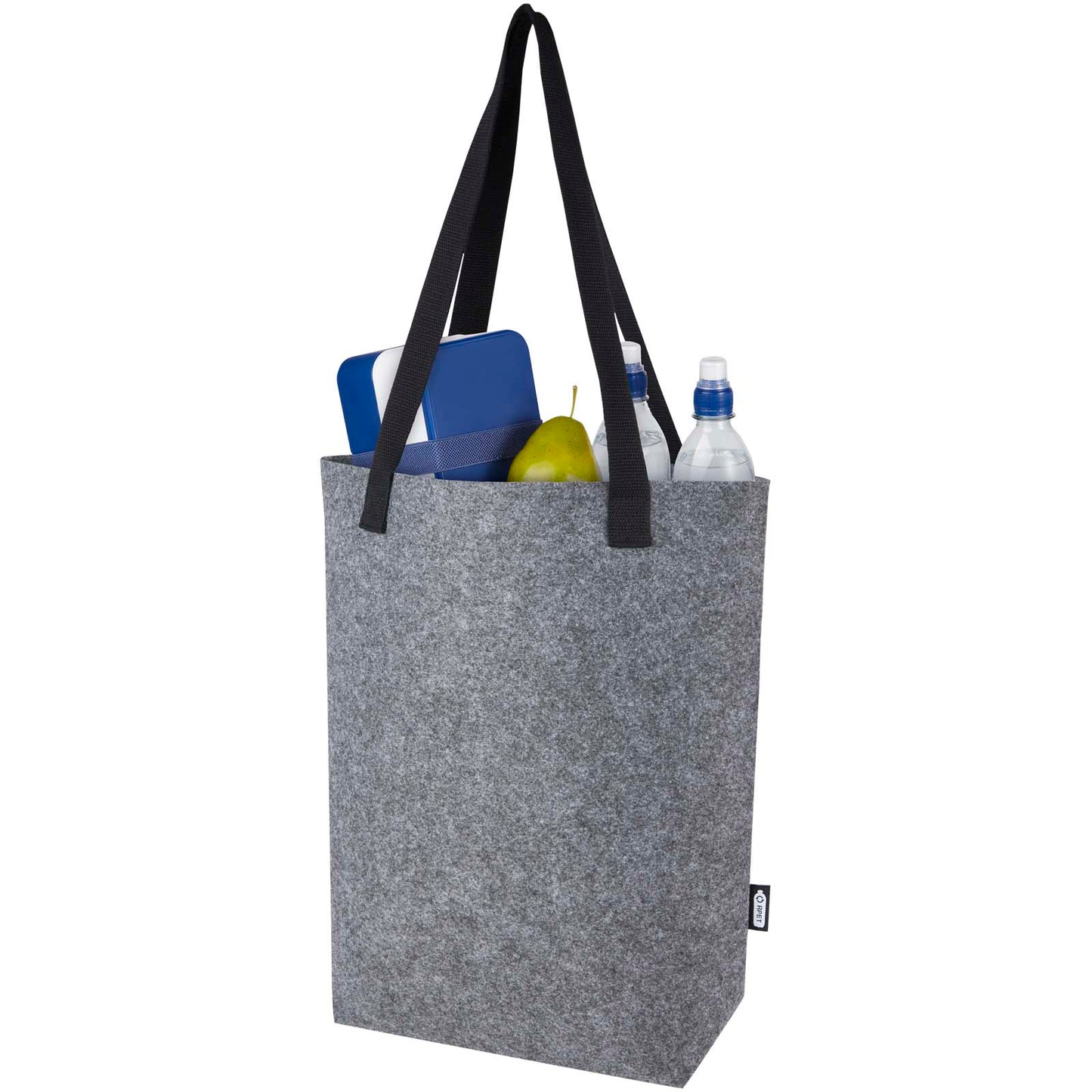 Tote bag con base ampia in feltro riciclato certificato GRS Felta - 12L