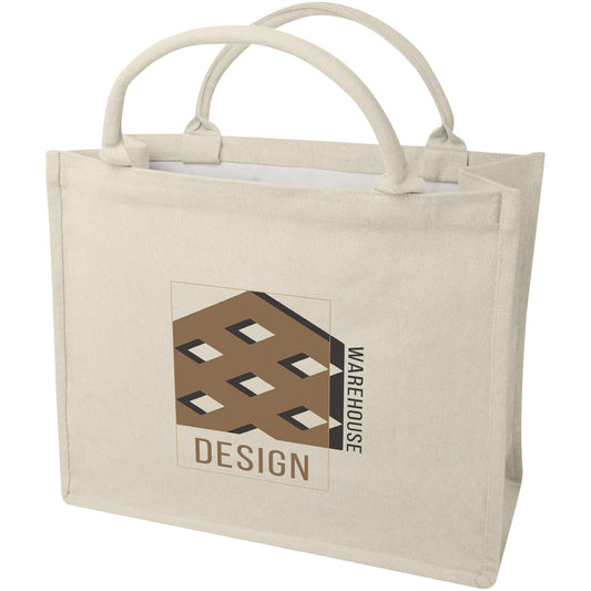 Tote bag per libri in materiale riciclato da 500 g/m² Page Aware™