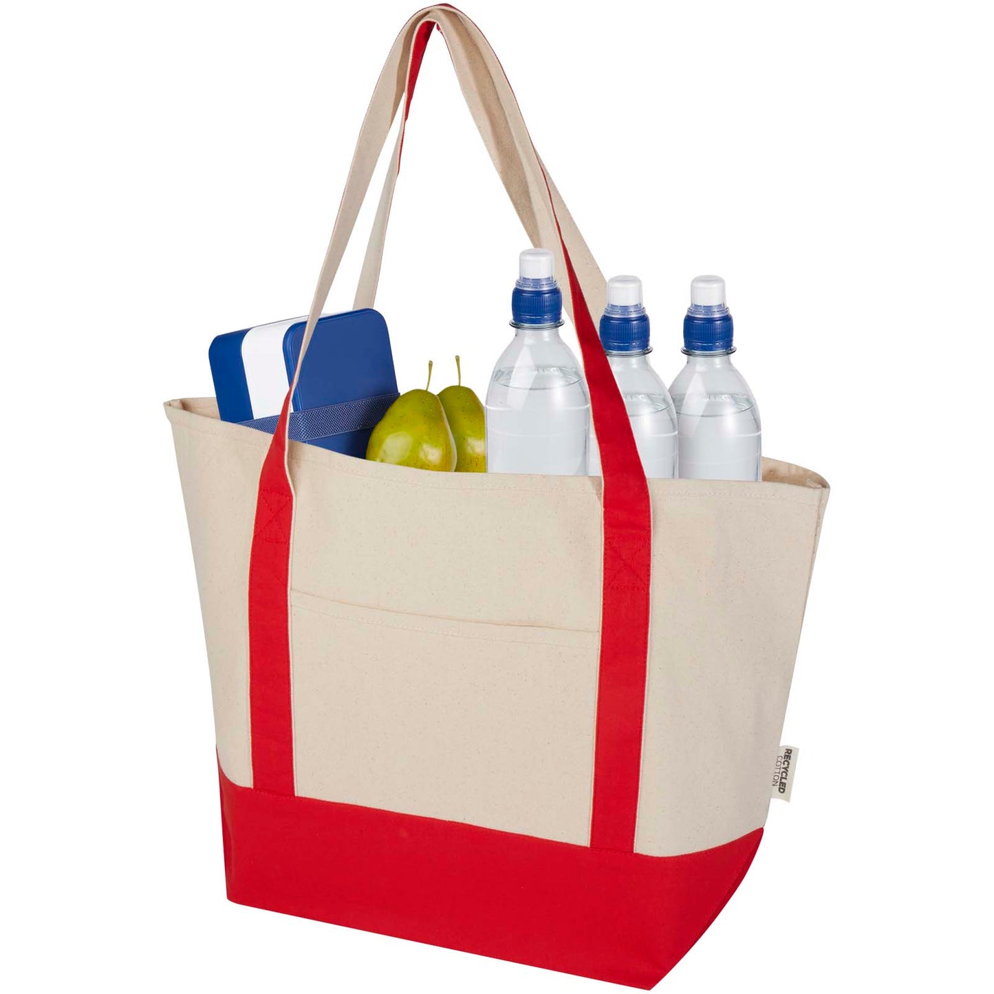 Tote bag in cotone riciclato certificato GRS da 320 g/m² Sam