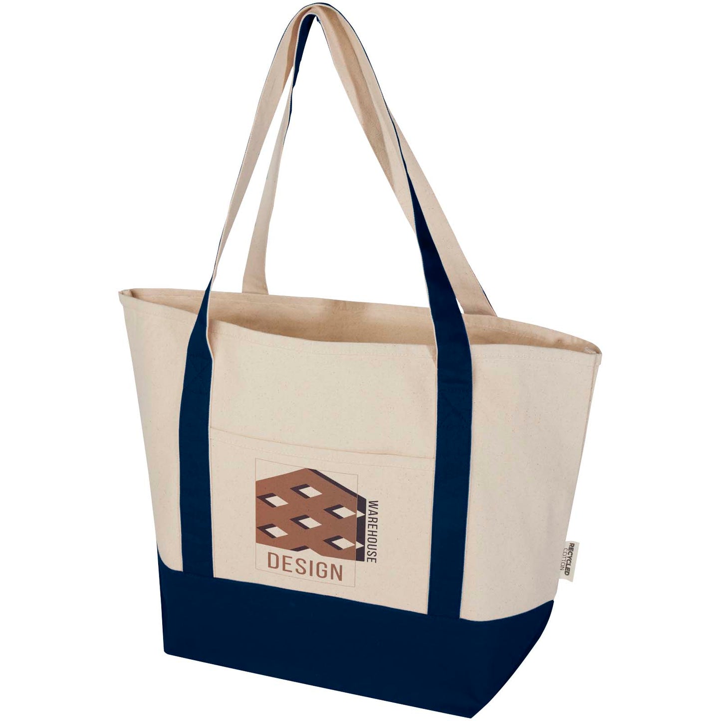 Tote bag in cotone riciclato certificato GRS da 320 g/m² Sam