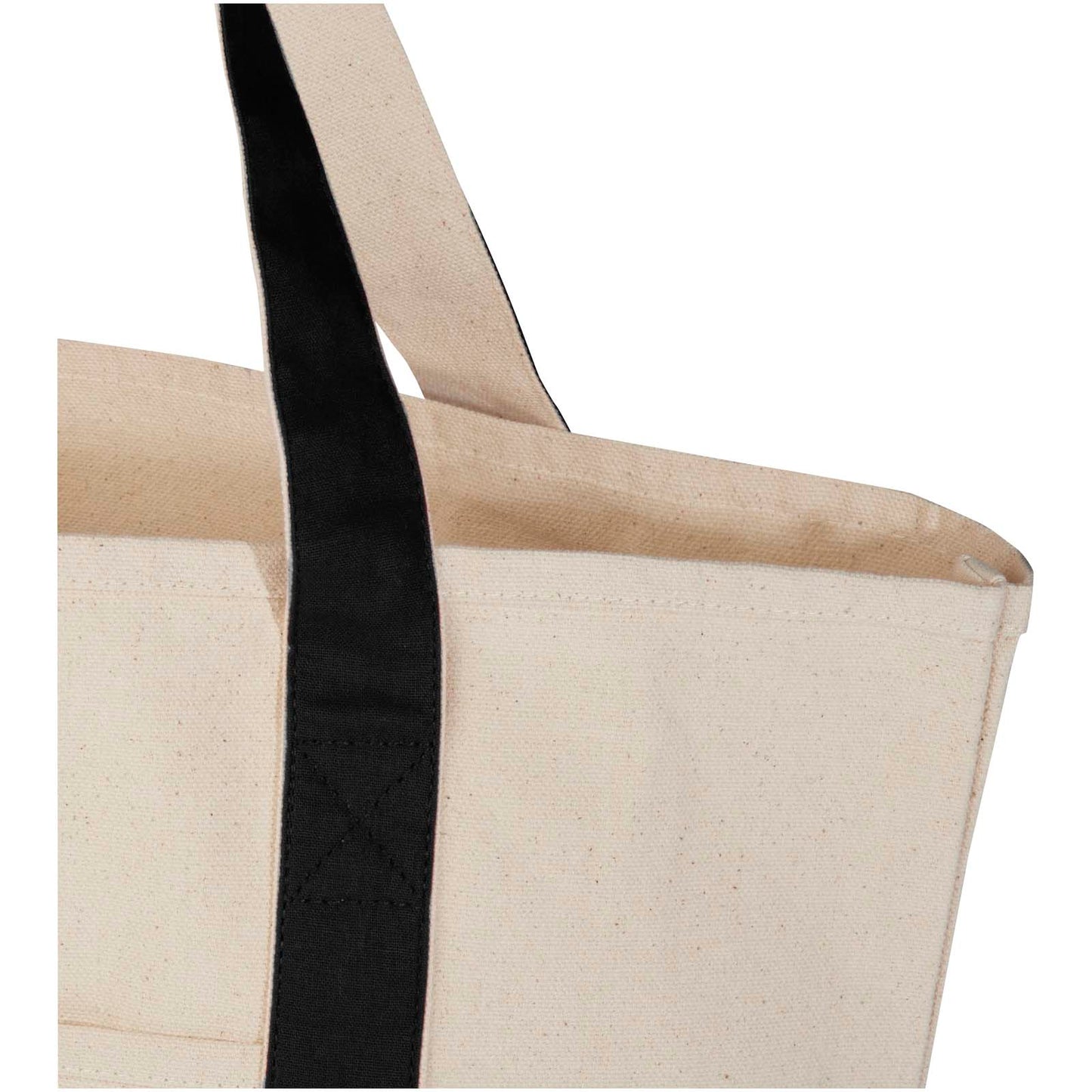 Tote bag in cotone riciclato certificato GRS da 320 g/m² Sam