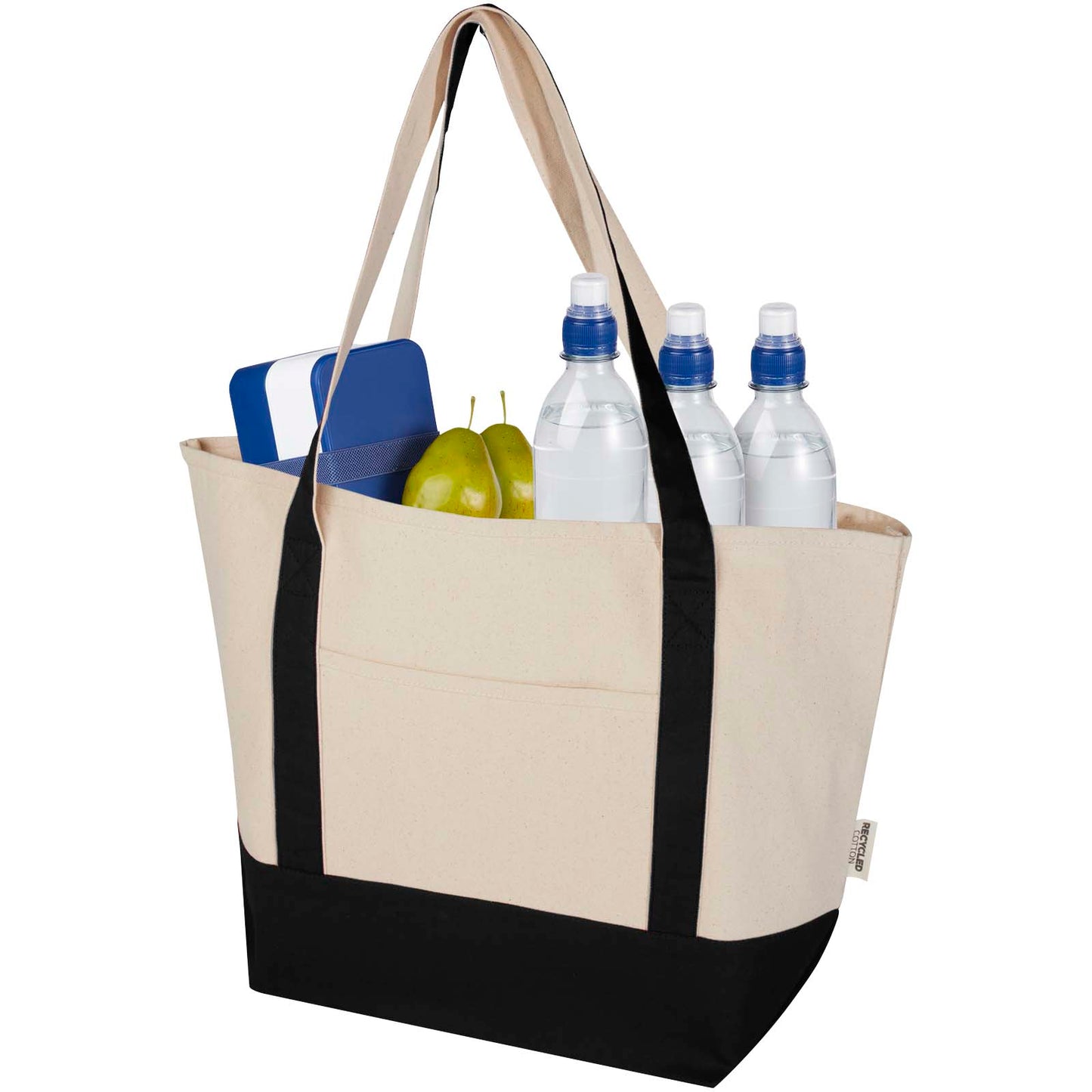 Tote bag in cotone riciclato certificato GRS da 320 g/m² Sam