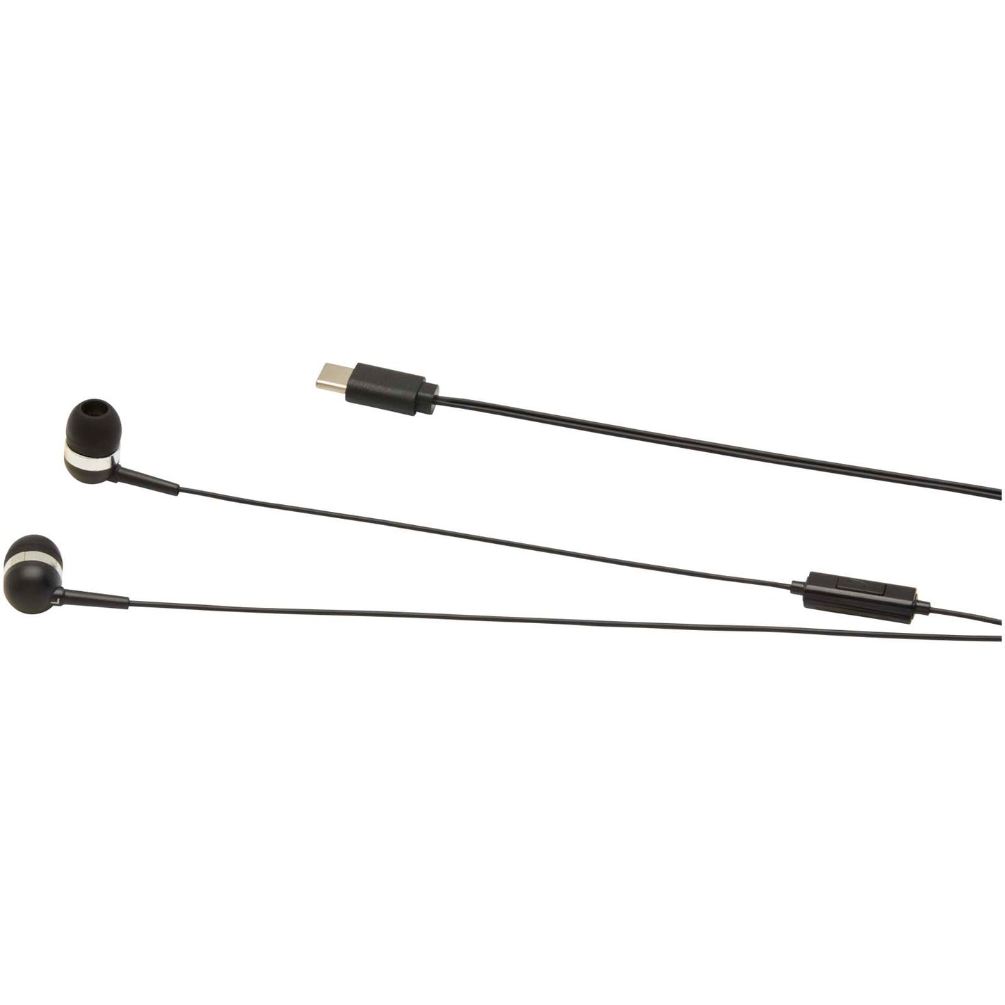Cuffie tipo C cablate con astuccio in plastica riciclata Baekdu