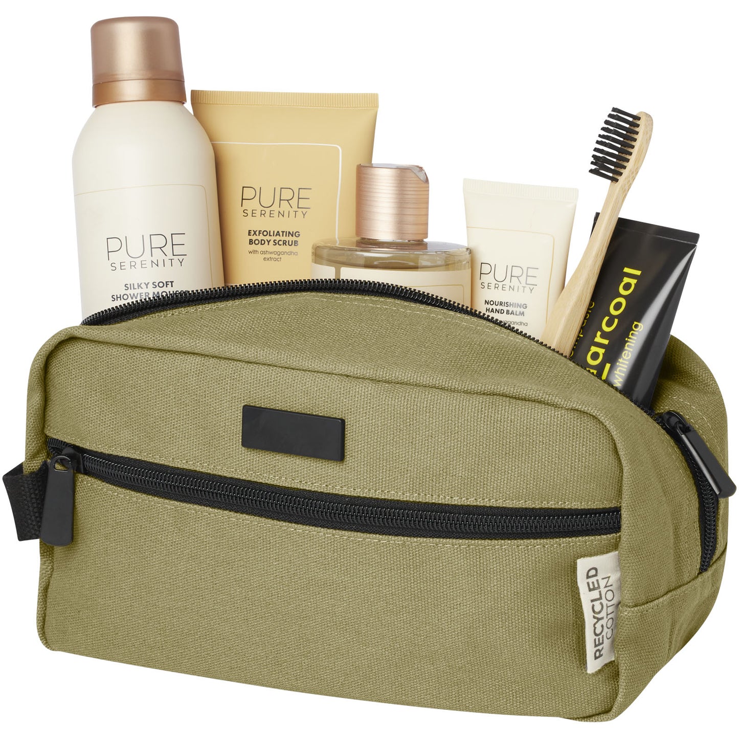 Borsa porta accessori in canvas riciclato certificato GRS Joey - 3,5 L