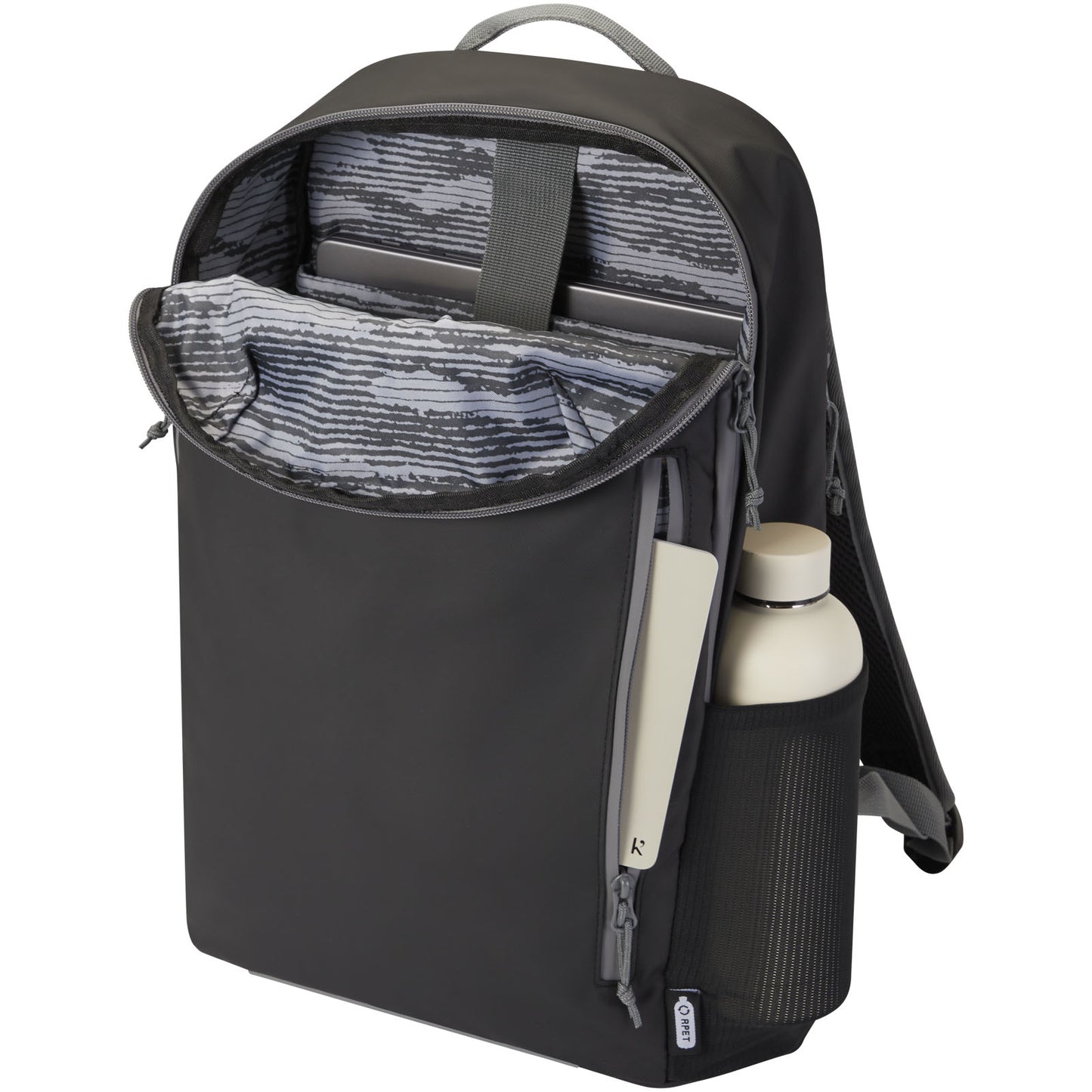 Zaino impermeabile per portatile da 15" in materiale riciclato certificato GRS Aqua - 21 L