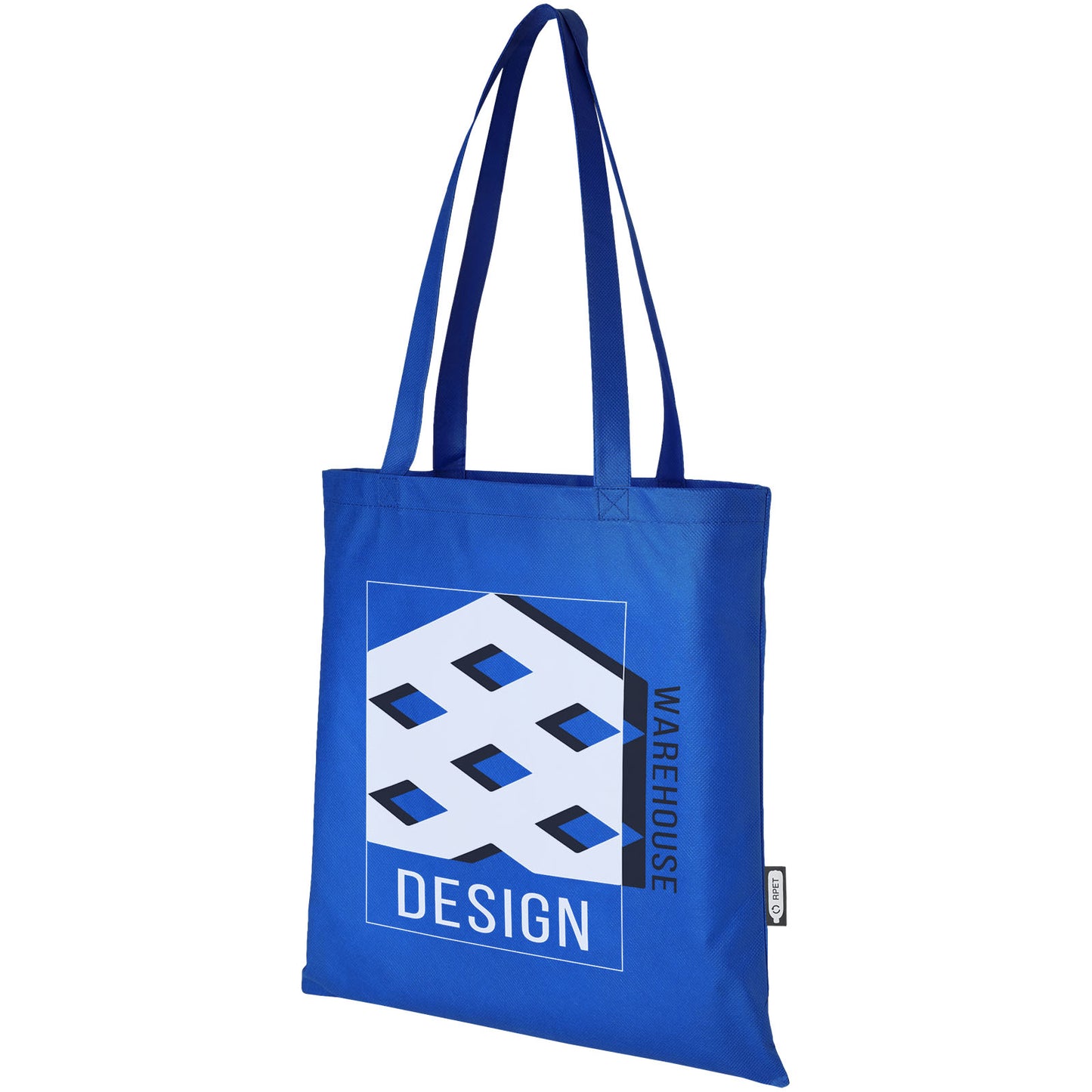 Tote bag convention in tessuto non tessuto riciclato certificato GRS Zeus 6l