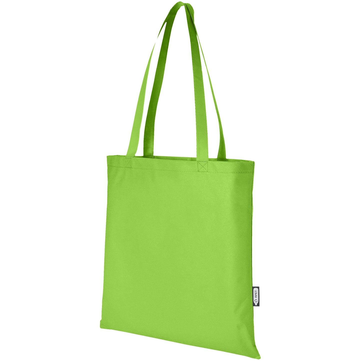 Tote bag convention in tessuto non tessuto riciclato certificato GRS Zeus 6l