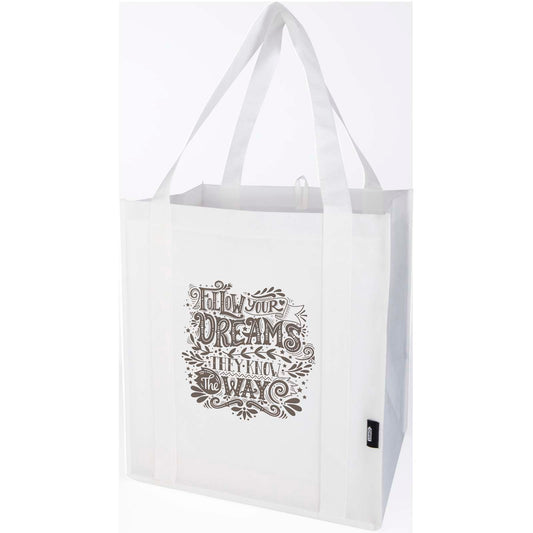 Tote bag con fondo rigido in tessuto non tessuto riciclato certificato GRS Liberty - 29L