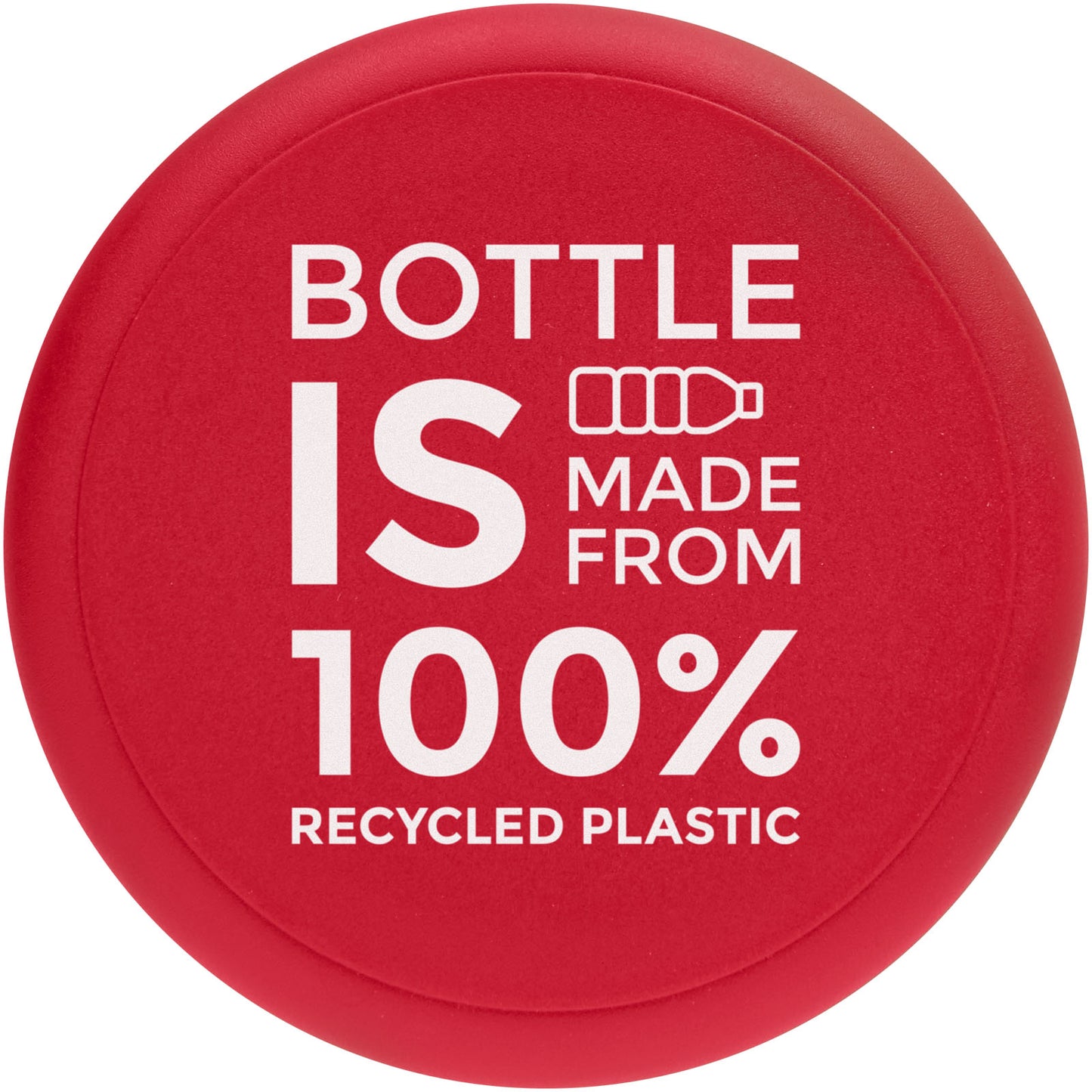 Borraccia da 700 ml con coperchio a vite H2O Active® Eco Tempo - Rosso