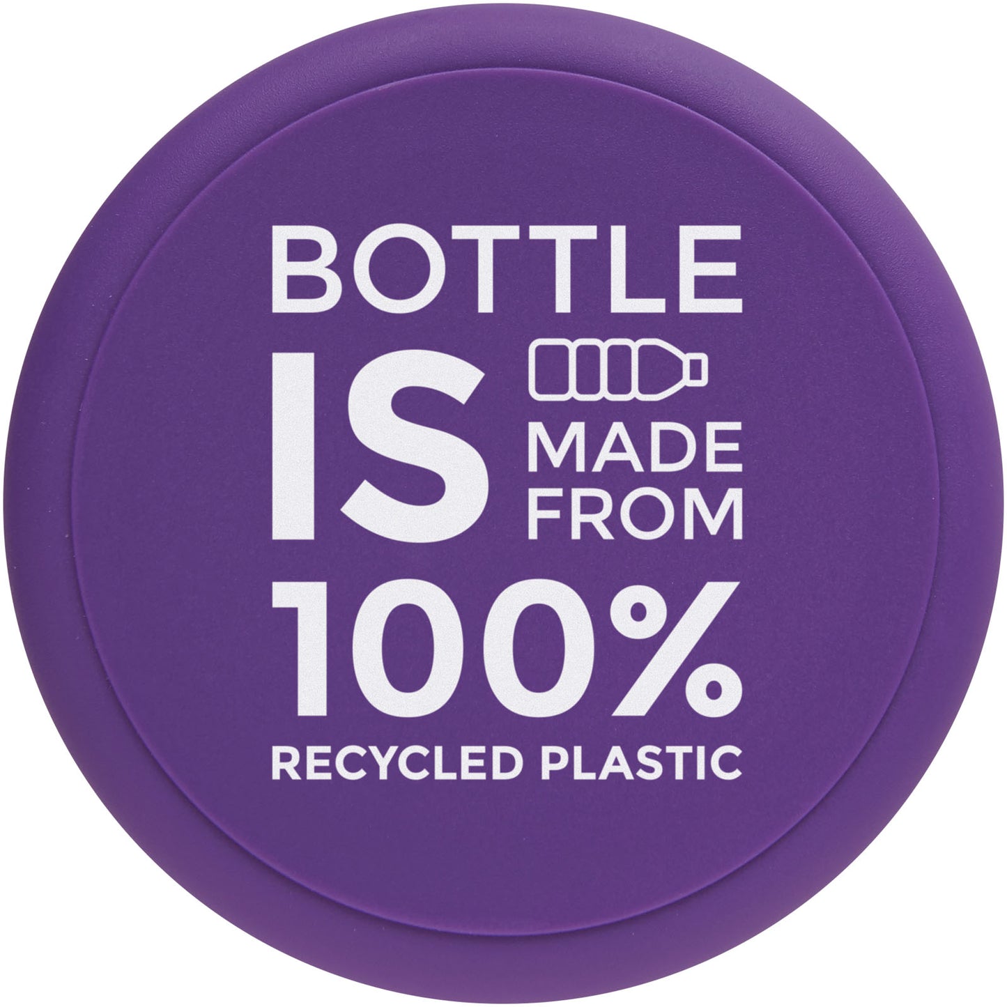 Borraccia da 700 ml con coperchio a vite H2O Active® Eco Tempo - Viola