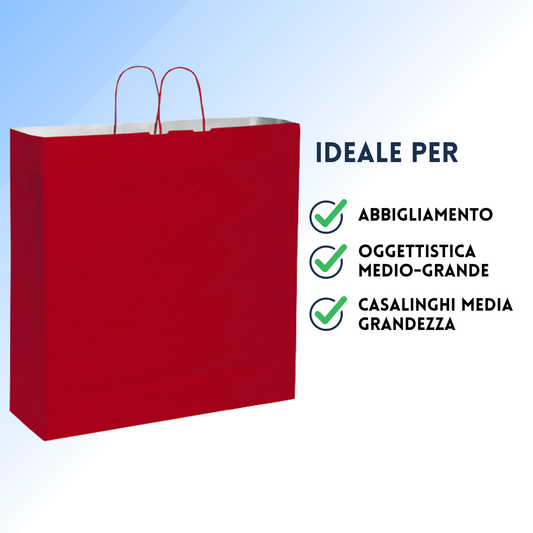 Shopper in carta personalizzate 36x41x12 cm | Cod. PG033